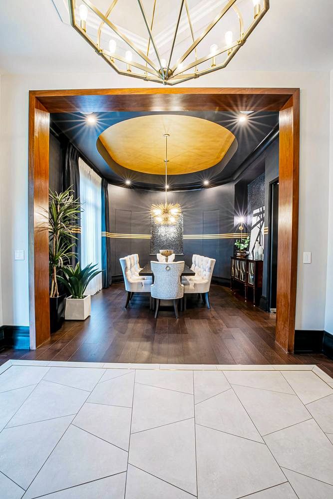 Completed oak floor