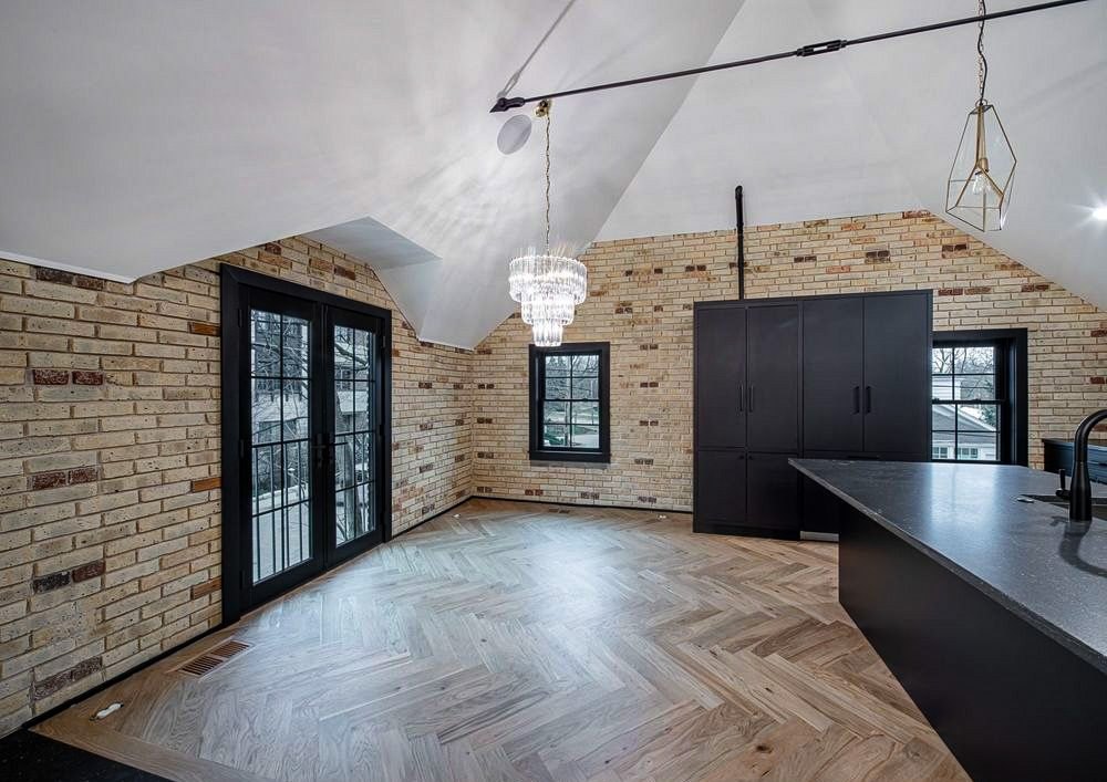 Completed oak floor