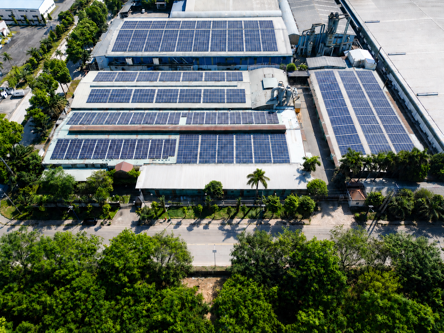 The Vu Uy factory seen from above