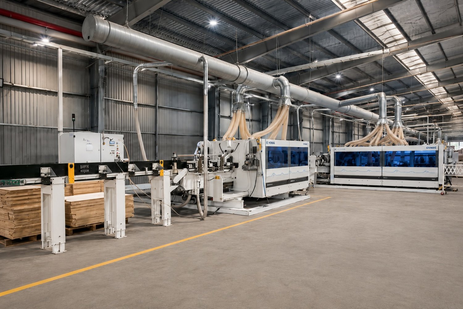 Vu Uy Wood production line