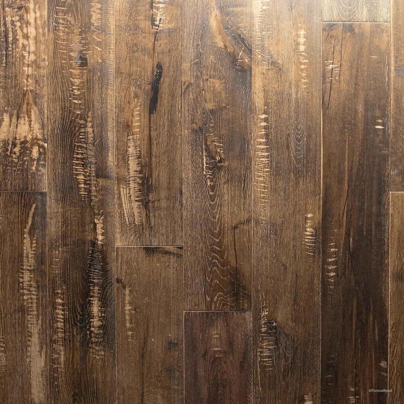 Oak flooring, Plank