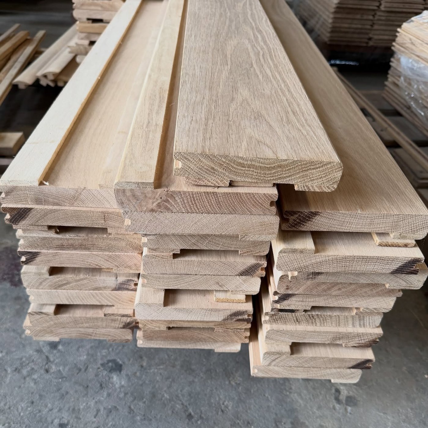 Oak flooring, Tongue and groove profile